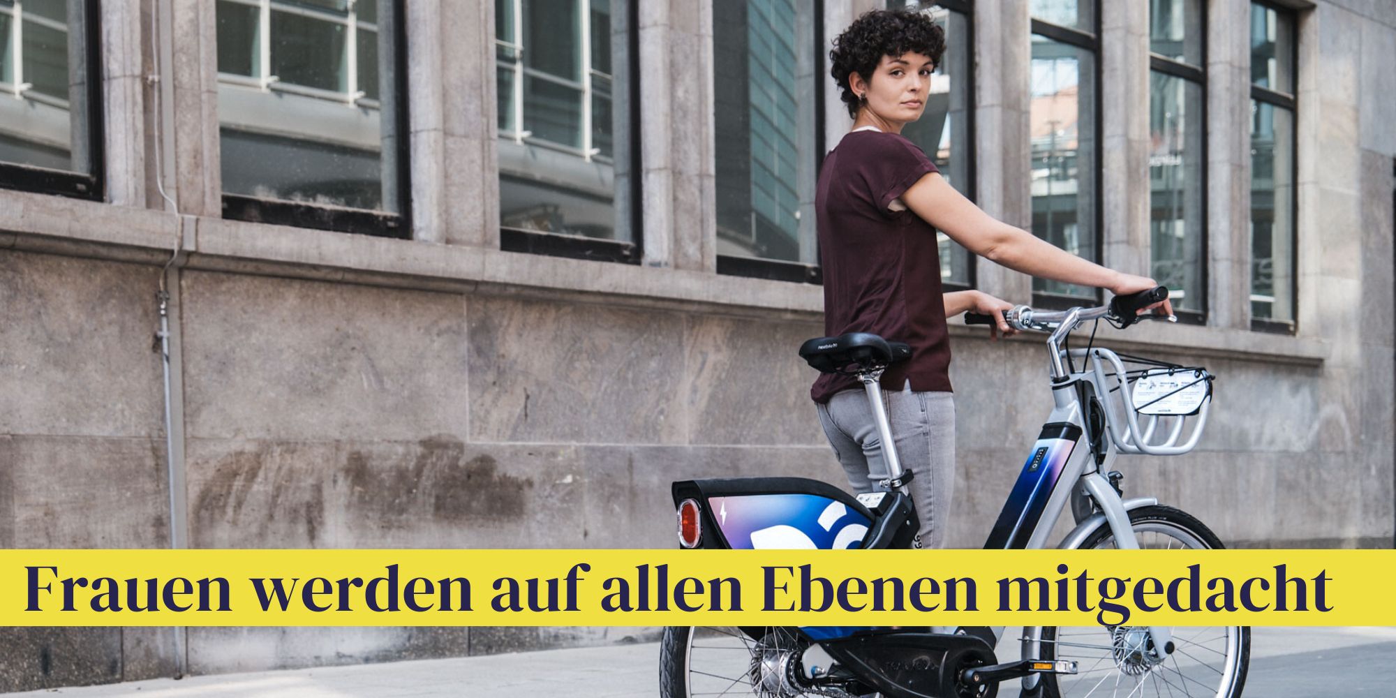 Frauen werden bei Nextbike auf allen Ebenen mitgedacht