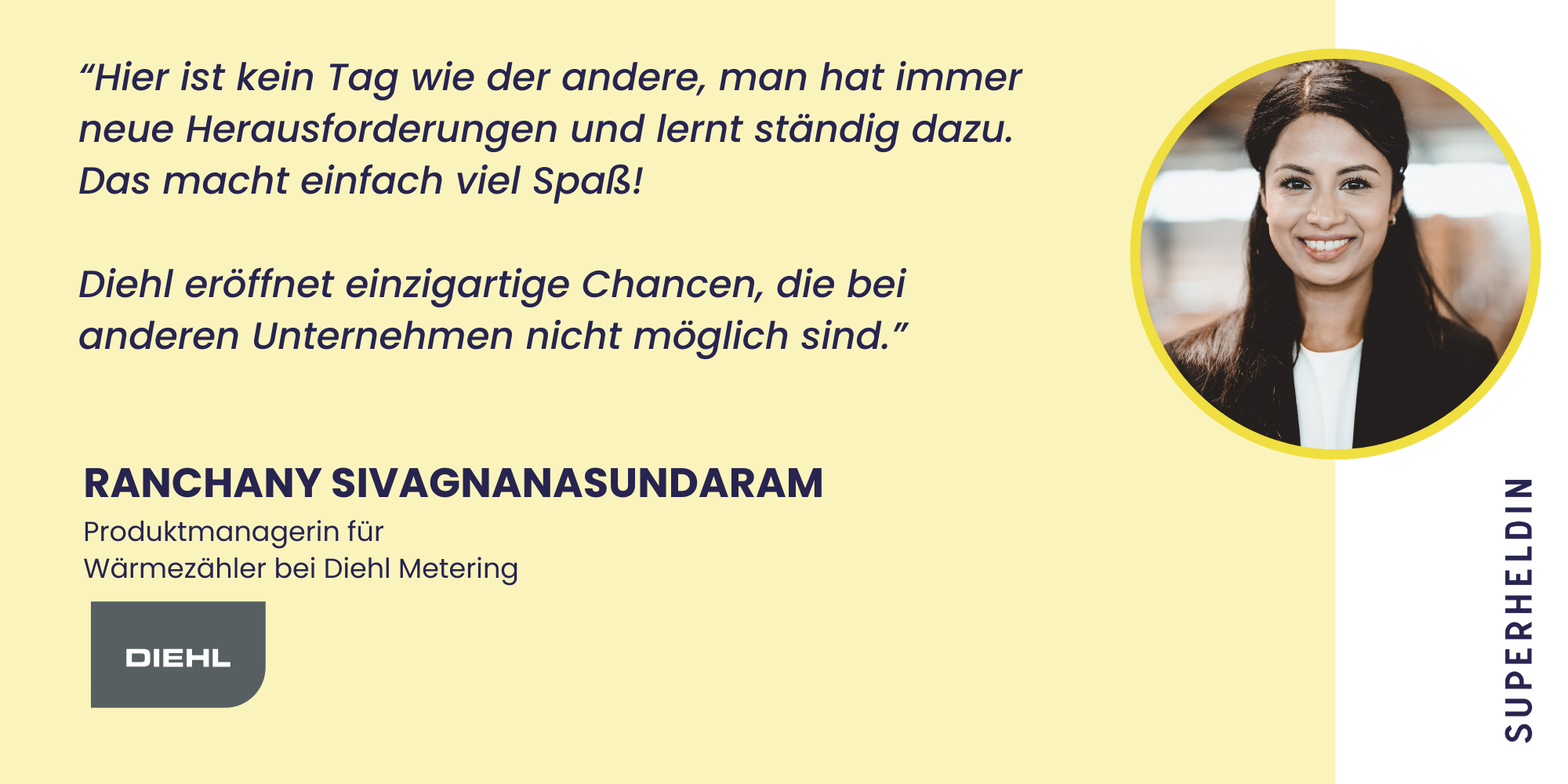 Zitat Ranchany über Diehl als modernen Arbeitgeber